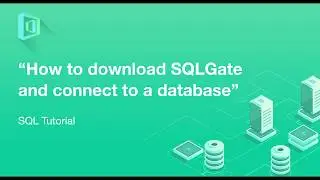 How to download SQLGate and connect to a database/SQL Tutorial/Eng, Kor Sub