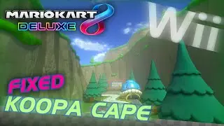 Wii Koopa Cape FIXED! - Mario Kart 8 Deluxe [4k]