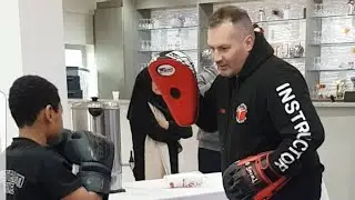 Pad work with Master Amir!🤜🤛