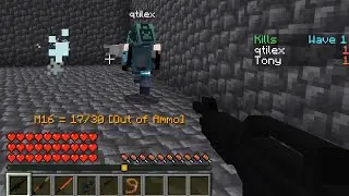 Minecraft - Арена &laquo;Современное оружие против мобов&raquo;