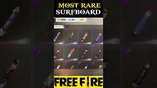 Most Rare Surfboard Skin 😱 #youtubeshorts #ffshorts #shorts