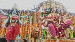 Mata Rani visharjan road show #mandla #2025