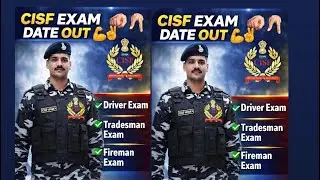 CISF exam date out 🥳😱 // #cisfexamdate #cisfdriver #cisffireadmitcard #cisf #yt #job #viral #youtube