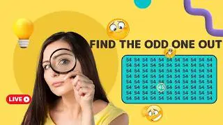 Can You Spot the Odd Number? 🤔 99% People Fail! #live
