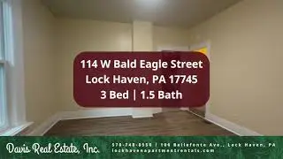Unit Tour: 114 W Bald Eagle St., Lock Haven PA