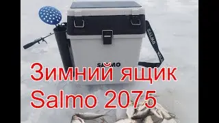 Обзор зимнего рыболовного ящика Salmo  Ловлю плотву на мормышку