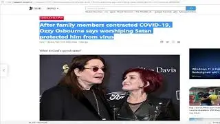 Ozzy Osbourne says worshiping Satan protected him from virus