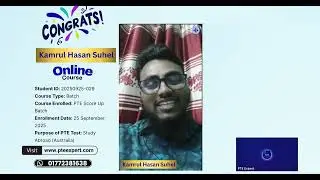 যখন Student সফল হয়, তখন আমাদের পরিশ্রম সার্থক | PTE Expert Success Story