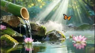 🍃 Moonlit Bamboo Flow & Soft Piano | Relaxing Music for Stillness
