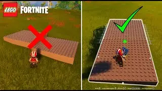 How To Lay An Even Foundation in LEGO Fortnite (Snap Mode)