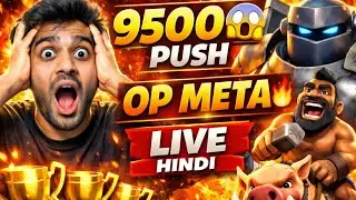 Can We Push 9500 Trophies? 😱 | Clash Royale Live Stream Hindi