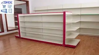 Retail Store Fixtures Metal Shop Display Shelves Gondola Shelving Corner Shelf Designs
