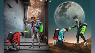 Picsart Help Battery charge viral concept photo editing tutorial | Sr editing zone New Editing Video