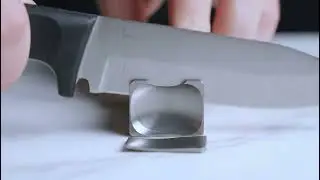 Precision in Action: Titanium Pencil Sharpener Meets Stainless Steel Knife