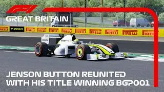 Jenson Button Driving His BGP001 In Silverstone 2019 | Assetto Corsa