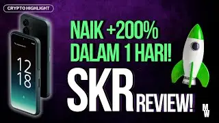 CRYPTO INI NAIK +200% DALAM 1 HARI!! CRYPTO APA SIH?! REVIEW SEEKER (SKR) TOKEN HP SOLANA!!