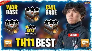 ANTI 3 STAR TH11 CWL AND WAR BASE WITH COPY LINKS ||TH11 BASE LAYOUT ANTI E-DRAG || ANTI AIR ATTACK