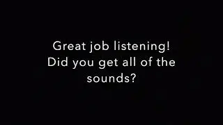 Interactive Listening Activity: Is it soft or loud?