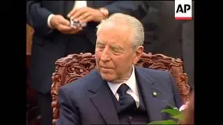 Italian president meets with his Chinese counterpart