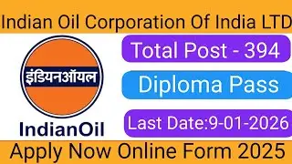 IOCL Non-Executive Online Form 2025 Hindi | How to Fill IOCL Non-Executive Online Form 2025 Hindi