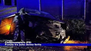 Camposampiero (PD). Frotale tra auto: donna ferita 17.10.2024