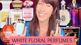 MY FAVORITE WHITE FLORAL PERFUMES #perfumecollection #bestperfumes #floralperfume