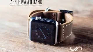 Leather Apple Watch Band #042 - Handmade by JooJoobs
