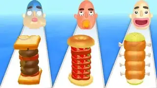 Sandwich runner |sandwich runner gameplay | android game| level 34-37