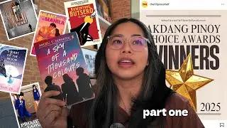 Reading the MOST popular Filipino books of 2025 🇵🇭🏆 Akdang Pinoy Choice Awards (Part 1)
