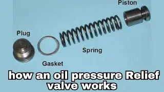 Oil Pump pressure relief valve work