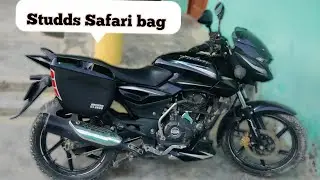 Install studds Safari bag in Pulsar#modification #pulsar