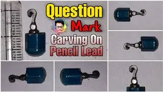 Question Mark ❓ Carving On Pencil Lead // pencil graphite art // pencil carving // Micro Art 🔥🔥🔥