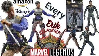 ***see newer video*** Every Marvel Legends Killmonger Toybiz and Hasbro Comparison Black Panther