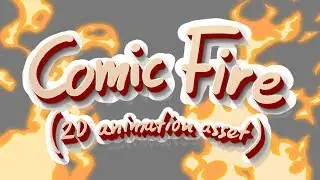 Animating a 2D Fire in Photoshop - full process timelapse
