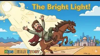 🎬 The Bright Light on the Road to Damascus | Kids Bible Story of Saul Meets Jesus