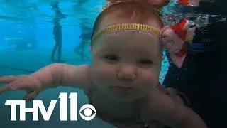 Safety Before Skill Swim School teaches babies to self-rescue in water