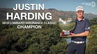 Justin Harding claimed the 2018 Lombard Insurance Classic