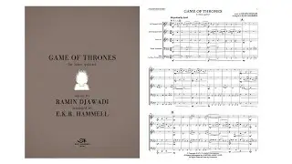 &ldquo;Game of Thrones&rdquo; theme (for brass quintet) | arr. E.K.R. Hammell [SCORE VIDEO]
