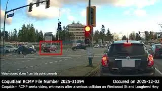 Coquitlam RCMP seeks video, witnesses after a serious collision