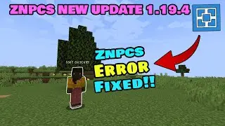 Can't Execute Command! Error Fixed!! Znpcs | Znpcs Plugin | Mentcrafter
