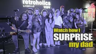 Natanya@Retroholics- Watch this 13 year old drummer surprising her dad on his birthday.
