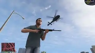 GTA V: Michael, Chef, Ron, Wade 10 Star Cop Battle + Escape