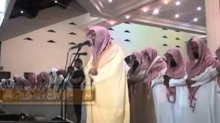 مرئية..  بكاء الشيخ وليد الرشودي خلف الشيخ ياسر الدوسري لآية  وبشر الصابرين تراويح ليلة 3 رمضان1435