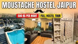 Moustache Hostel Jaipur Full Tour 2025  | Best Hostel for Solo Travelers?