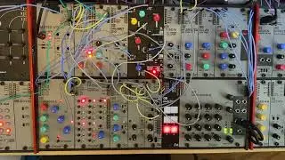 AE Drum Machine Demo, featuring Wonkystuff micro modules
