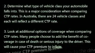 How to Compare CTP Insurance Rates