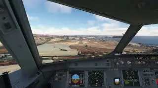MSFS 2020 Landing in Gran canaria from Oslo Sunclass A321-112 CFM SL Fenix