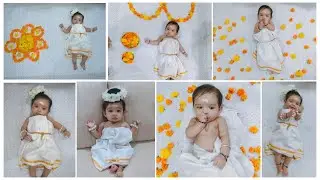 Onam Theme Baby Photoshoot Ideas At Home | DIY Baby Photoshoot Ideas |