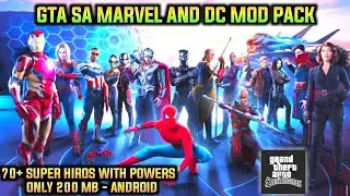😍GTA SA 70+ SUPER HERO MOD PACK WITH POWERS🔥 | 😎DIRECT [MEDIAFIRE] LINK | 💝AVENGERS AND DC AND OTHER