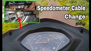 Honda activa speedometer not working And replacing new speedometer cable | Tamil |